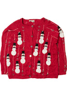 Snowmen Ugly Christmas Cardigan 61460