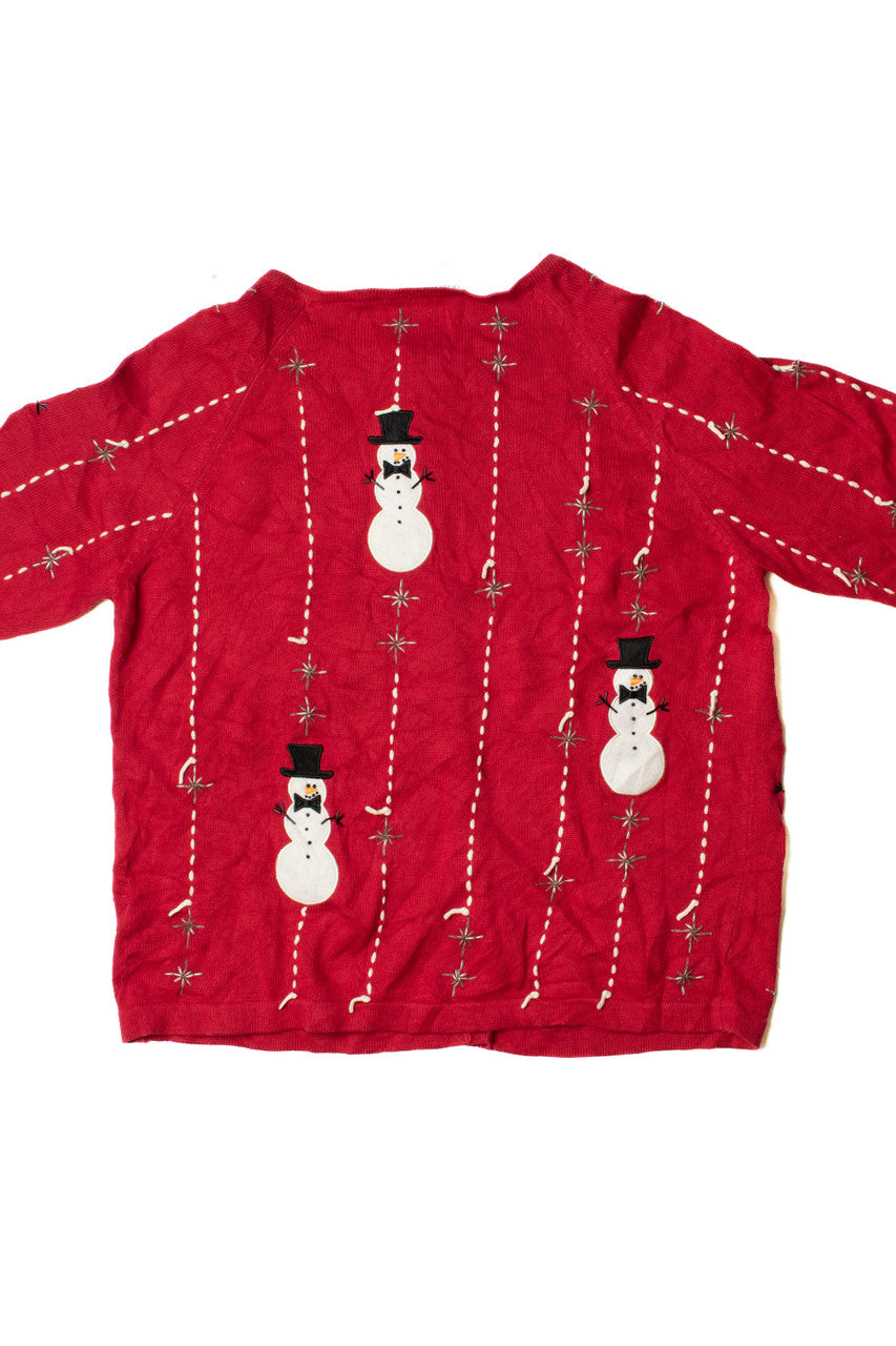 Snowmen Ugly Christmas Cardigan 61460