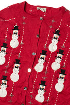 Snowmen Ugly Christmas Cardigan 61460