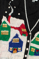 Snowy Town Ugly Christmas Cardigan 61461