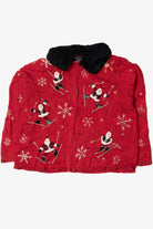 Skiing Santa Ugly Christmas Zip-Up Cardigan 61465