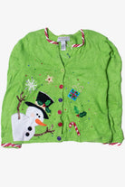 Surprise Snowman Ugly Christmas Cardigan 61466