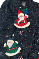 Gleeful Santa Ugly Christmas Cardigan 61478