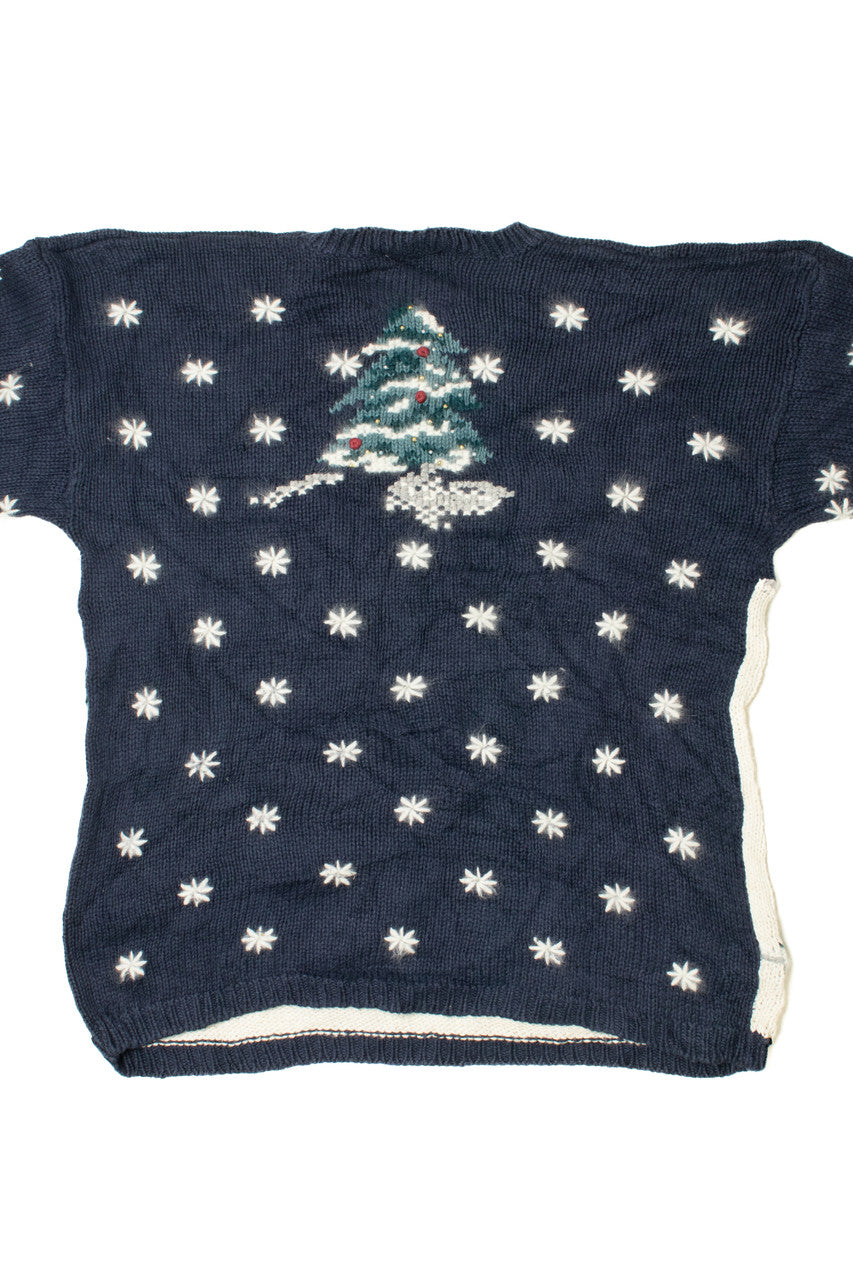 Holiday Landscape Cottage Ugly Christmas Sweater 61484