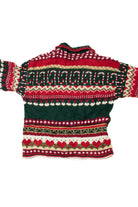 Santa Candy Cane Pattern Ugly Christmas Cardigan 61489