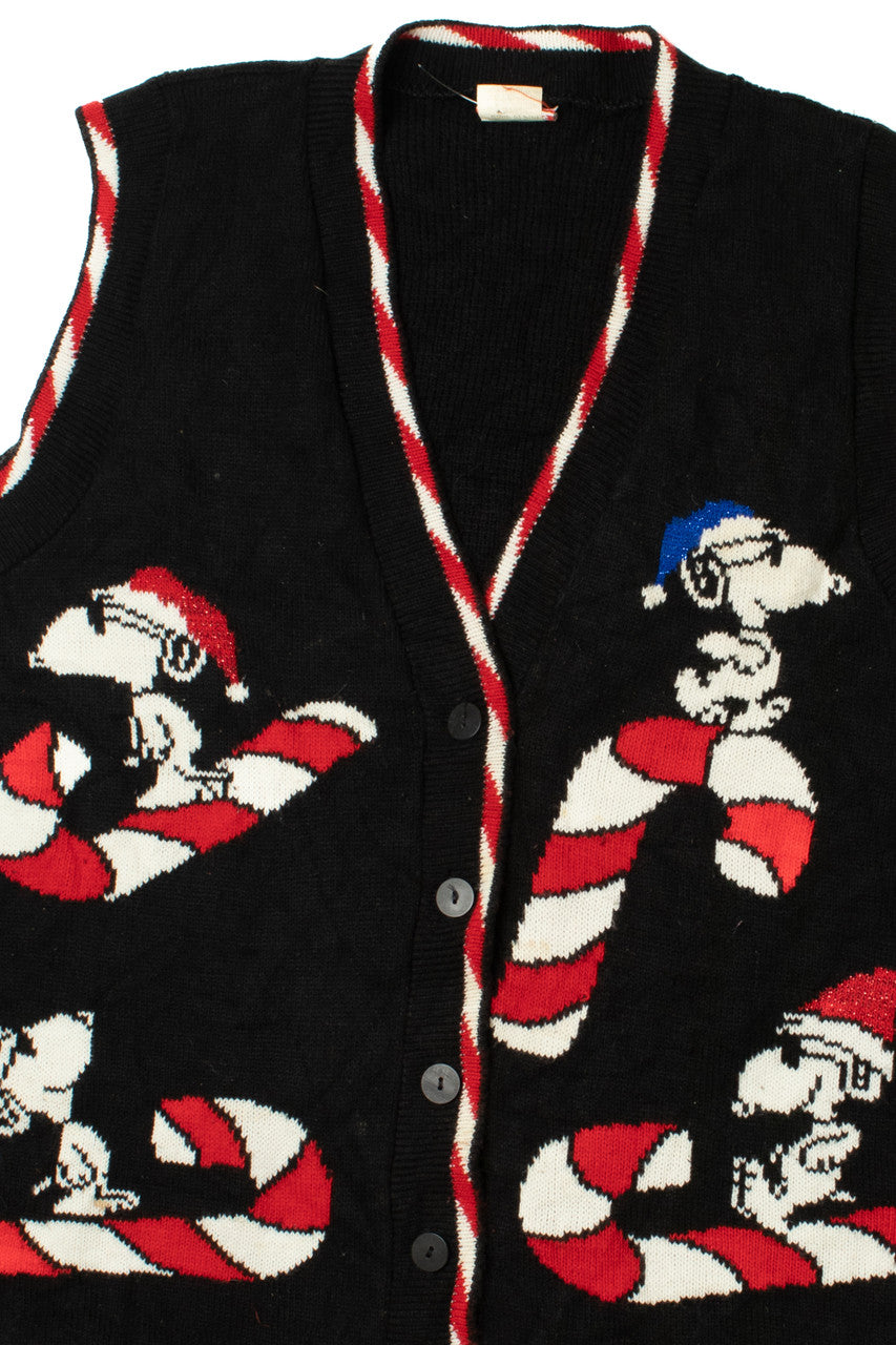Vintage Snoopy Ugly Christmas Sweater Vest 61494