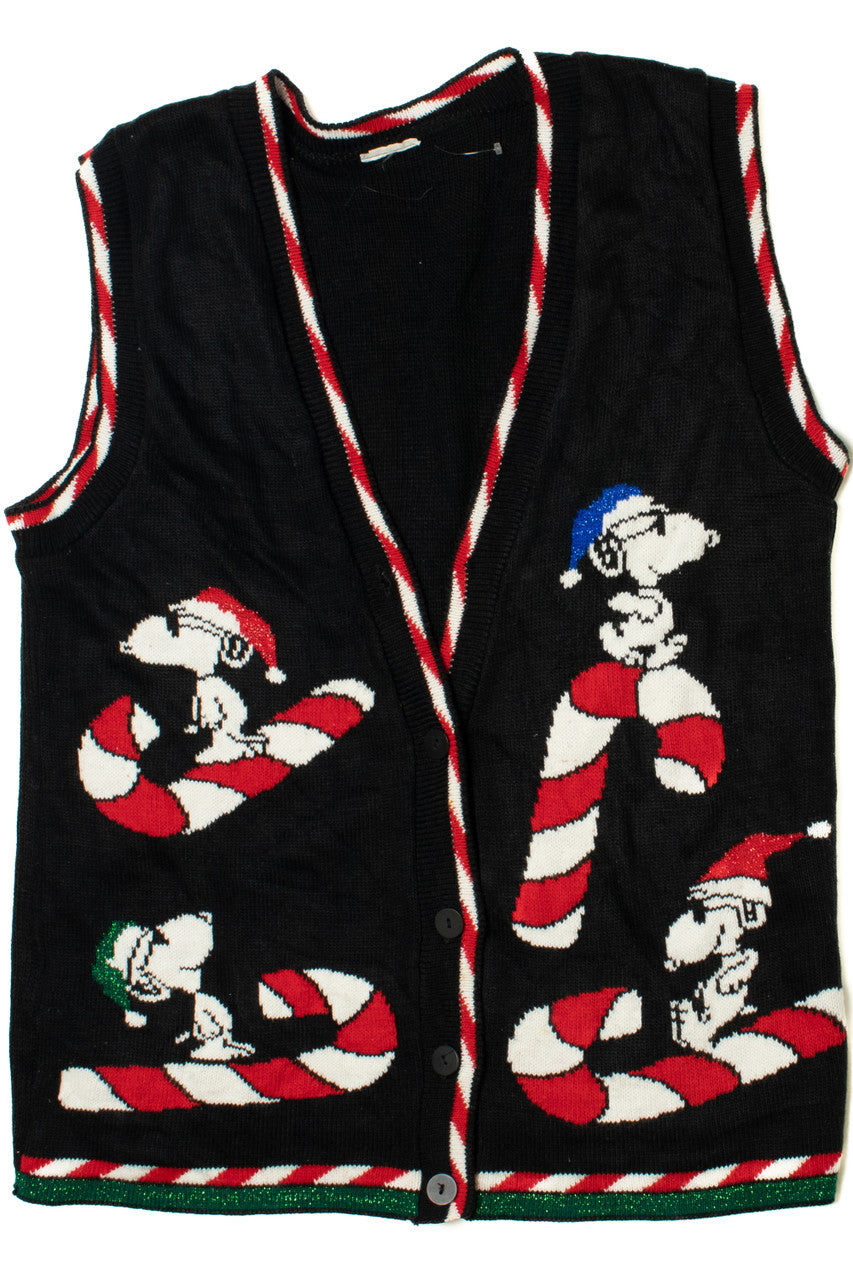 Vintage Snoopy Ugly Christmas Sweater Vest 61495