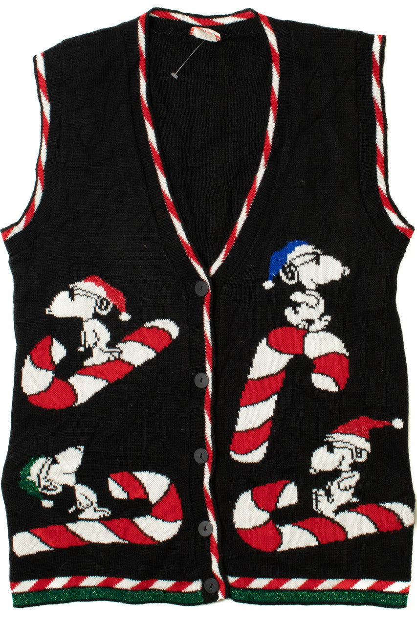 Vintage Snoopy Ugly Christmas Sweater Vest 61496