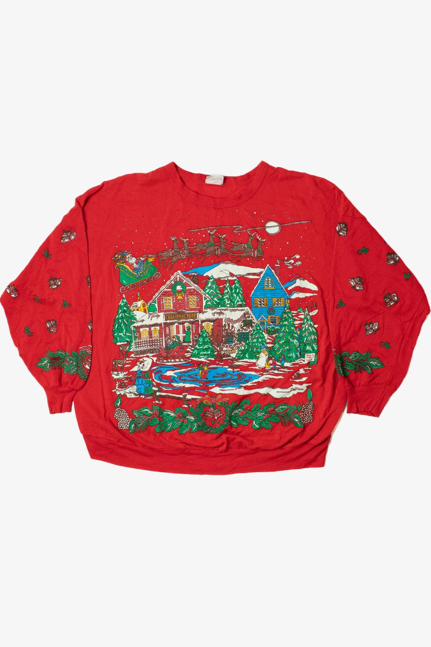 Holiday Village Ugly Christmas Sweatshirt 61502