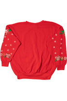 Vintage Heart & Bows Ugly Christmas Sweatshirt 61514