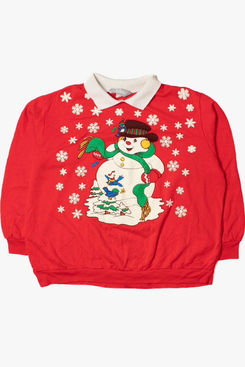 Vintage Snowman Ugly Christmas Sweatshirt 61517