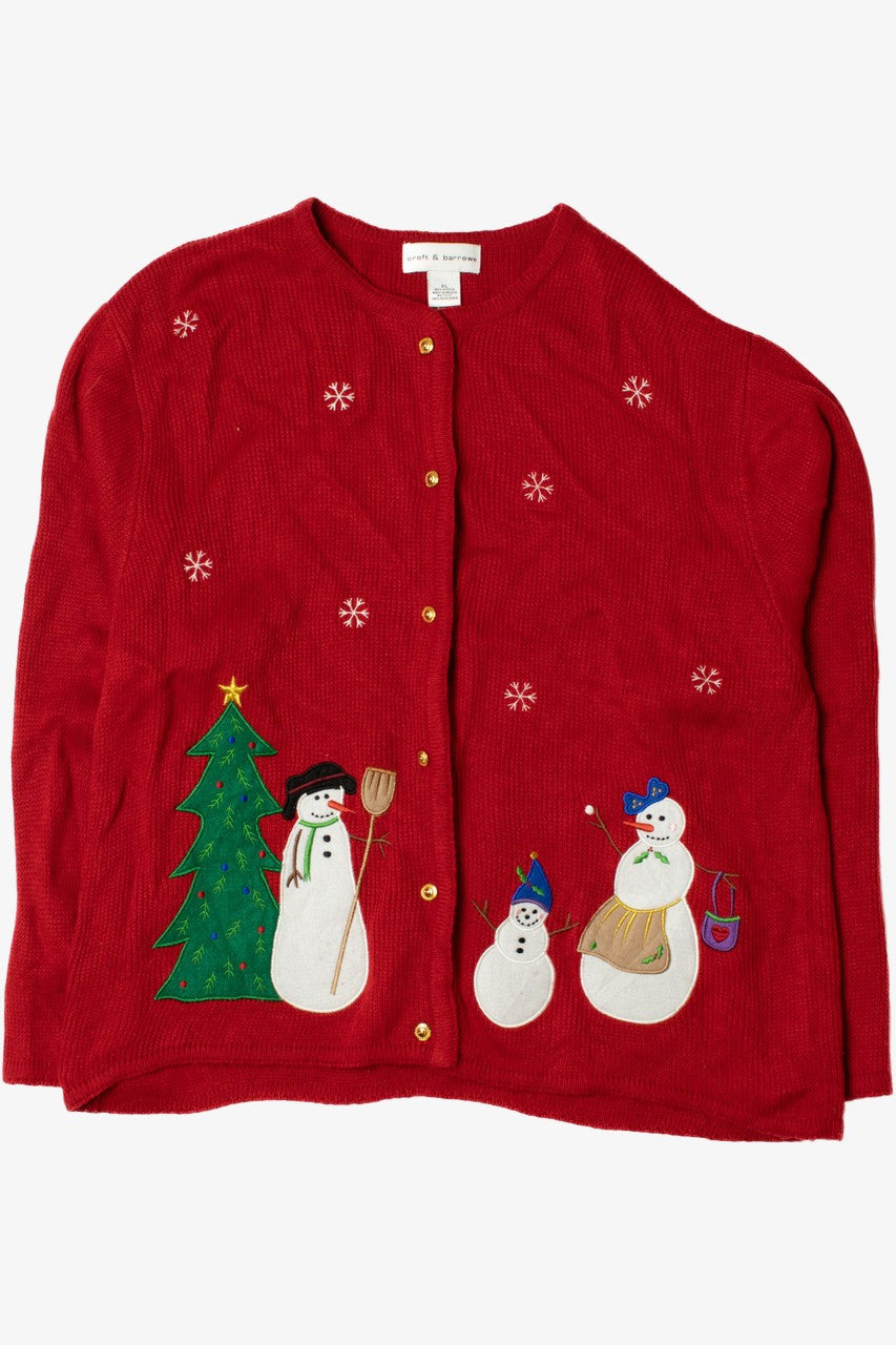 Snowmen Ugly Christmas Cardigan 61531