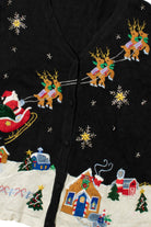 Christmas Night Sky Ugly Christmas Cardigan 61533