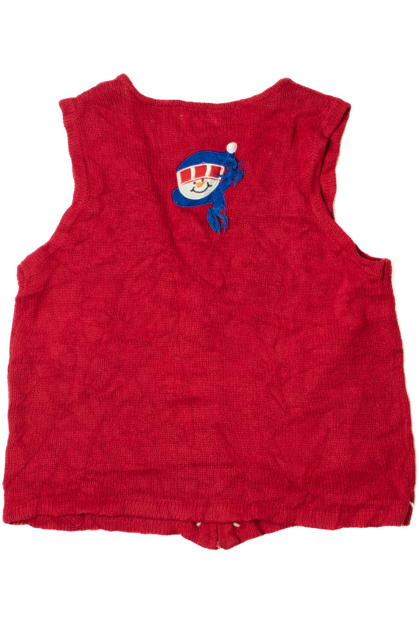 Happy Snowmen Ugly Christmas Vest 61541