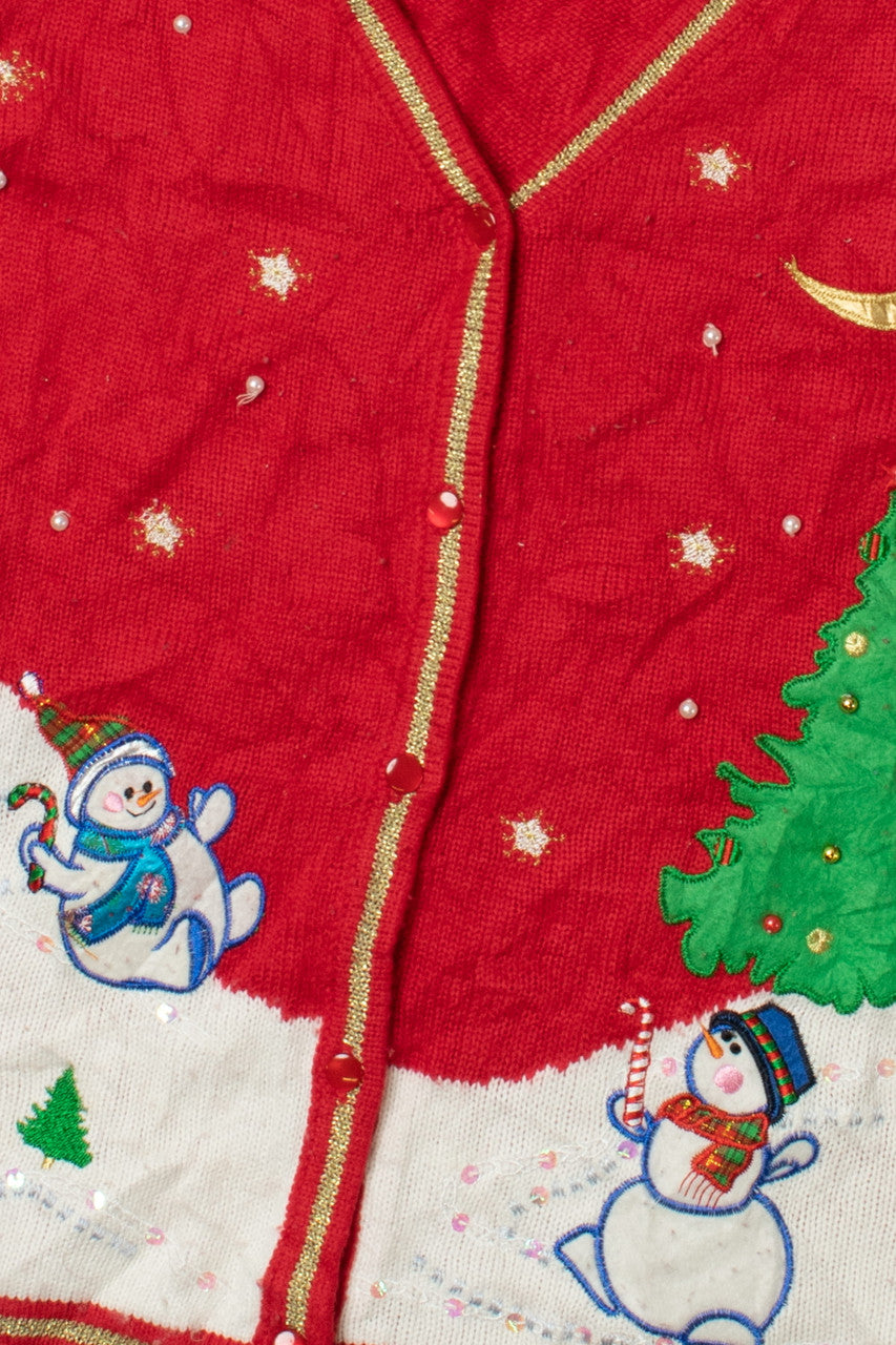 Snowmen Ugly Christmas Vest 61544