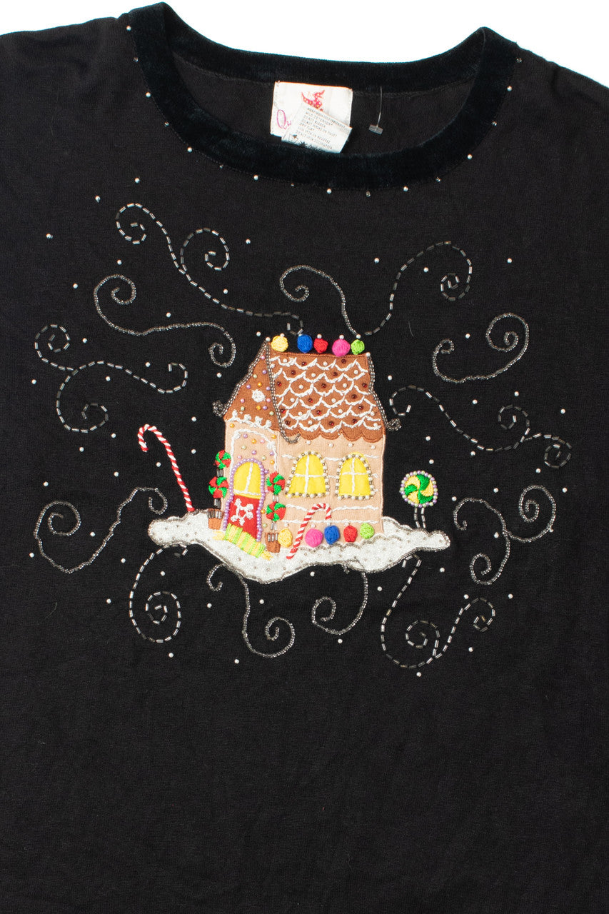 Gingerbread House Ugly Christmas Lightweight Pullover 61562