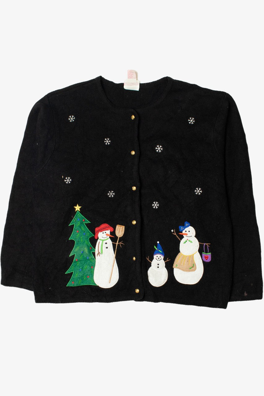 Snowmen Ugly Christmas Cardigan 61563
