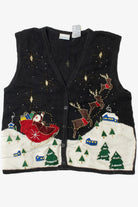 Santa's Sleigh Ugly Christmas Vest 61585