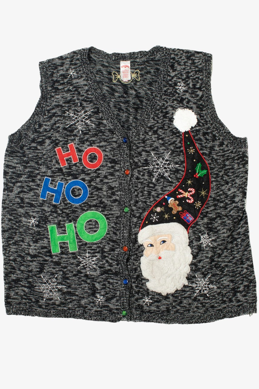 "Ho Ho Ho" Santa Ugly Christmas Vest 61597