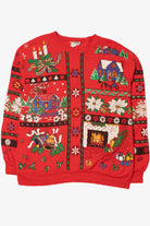 Holiday Collage Ugly Christmas Sweatshirt 61604