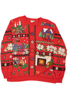 Holiday Collage Ugly Christmas Sweatshirt 61604