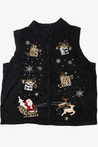 Leopard Print Presents Ugly Christmas Vest 61625