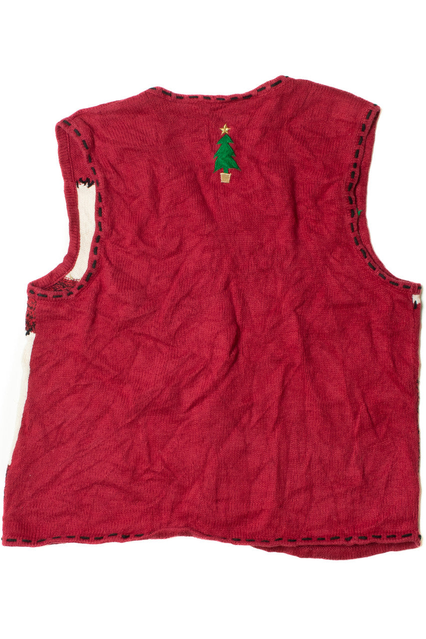 Cottagecore Patchwork Ugly Christmas Vest 61633