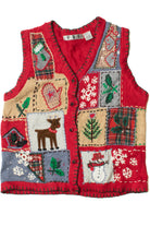 Patchwork Ugly Christmas Vest 61635