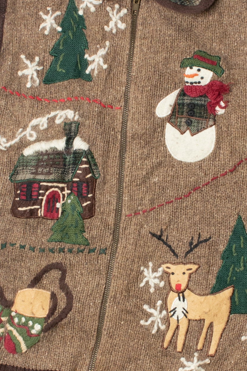Cottagecore Ugly Christmas Vest 61638
