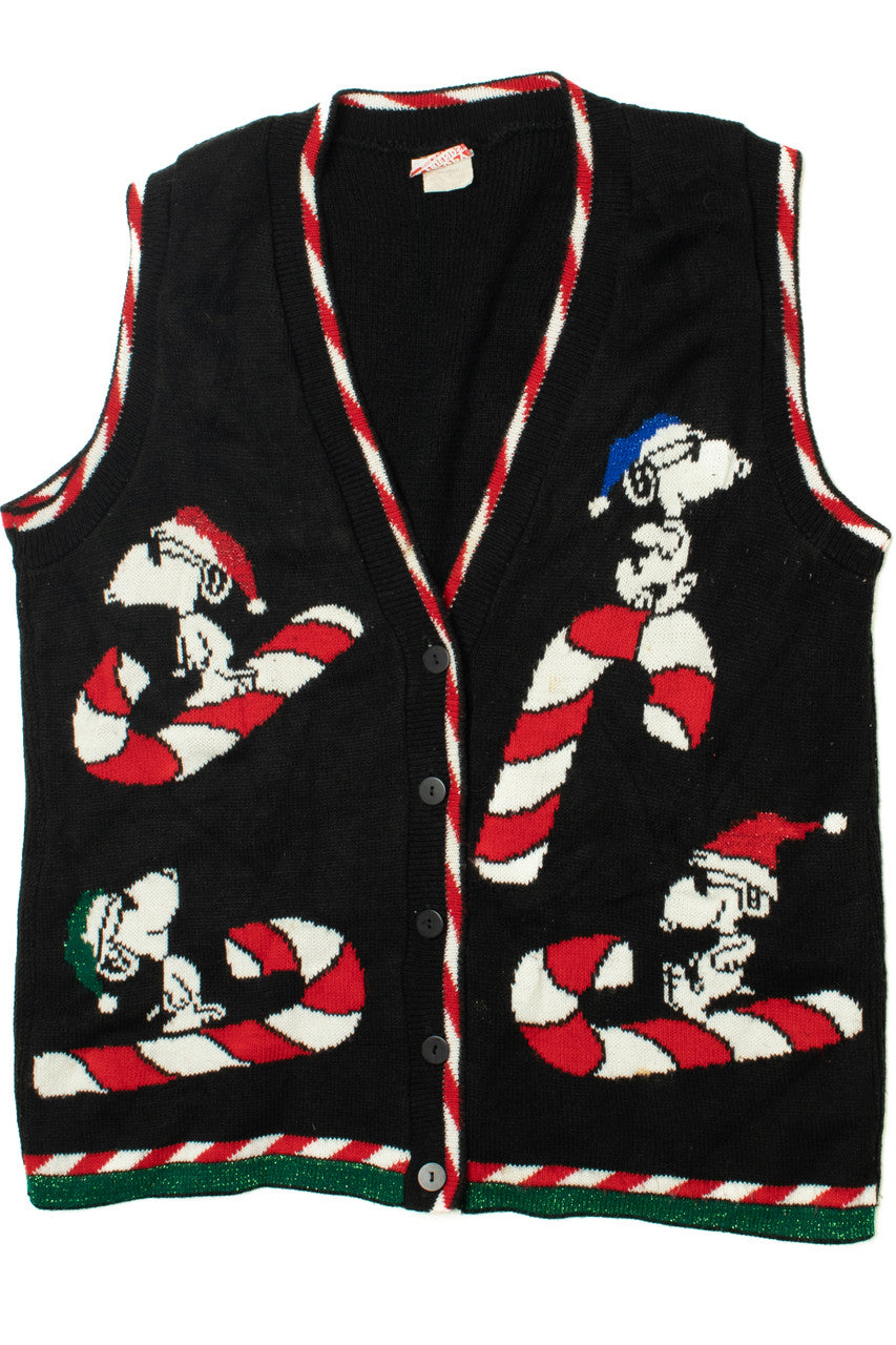 Vintage Snoopy & Friends Ugly Christmas Vest 61640