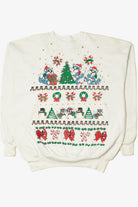 Festive Raccoons Ugly Christmas Sweatshirt 61652