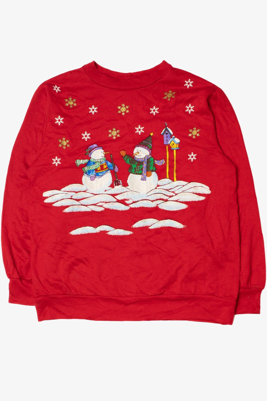 Snowman Friends Ugly Christmas Sweatshirt 61657