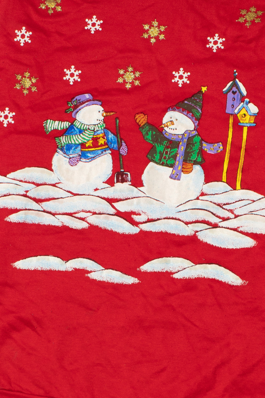 Snowman Friends Ugly Christmas Sweatshirt 61657