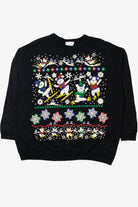 Skiing & Skating Snow Bears Ugly Christmas Sweatshirt 61658