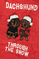 "Dachshund Through The Snow" Ugly Christmas Pullover 61701