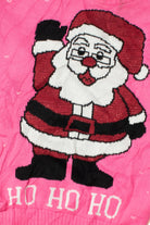 Bright Pink "Ho Ho Ho" Santa Ugly Christmas Pullover 61705