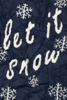 Navy "Let It Snow" Ugly Christmas Pullover 61710