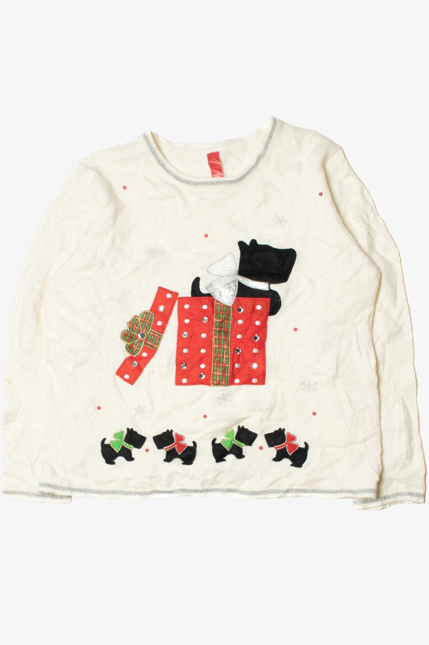 Festive Dogs Ugly Christmas Pullover 61713