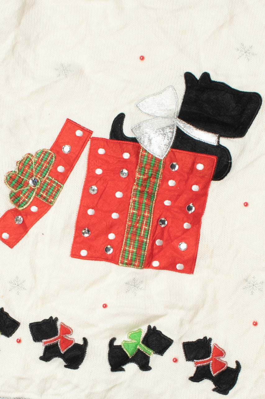 Festive Dogs Ugly Christmas Pullover 61713