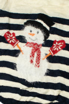 Fuzzy Snowman Ugly Christmas Pullover 61718
