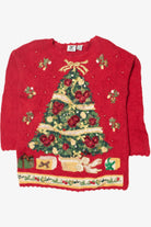 Vintage Presents Under The Tree Ugly Christmas Sweater 61741