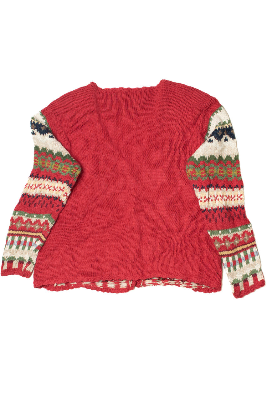 Vintage Stockings With Presents Ugly Christmas Sweater