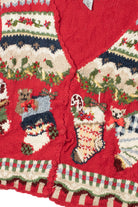 Vintage Stockings With Presents Ugly Christmas Sweater