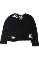 Vintage Pearlescent Beaded Reindeer Michael Simon Ugly Christmas Sweater