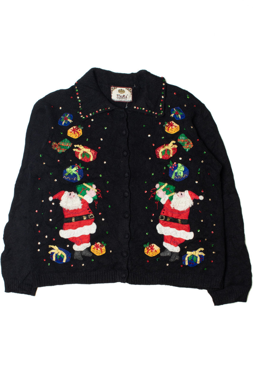 Vintage Raining Presents Ugly Christmas Sweater 61762