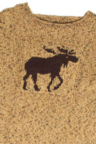 Vintage Moose Holiday Pullover