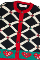 Vintage Karen Scott Ugly Christmas Cardigan 61774