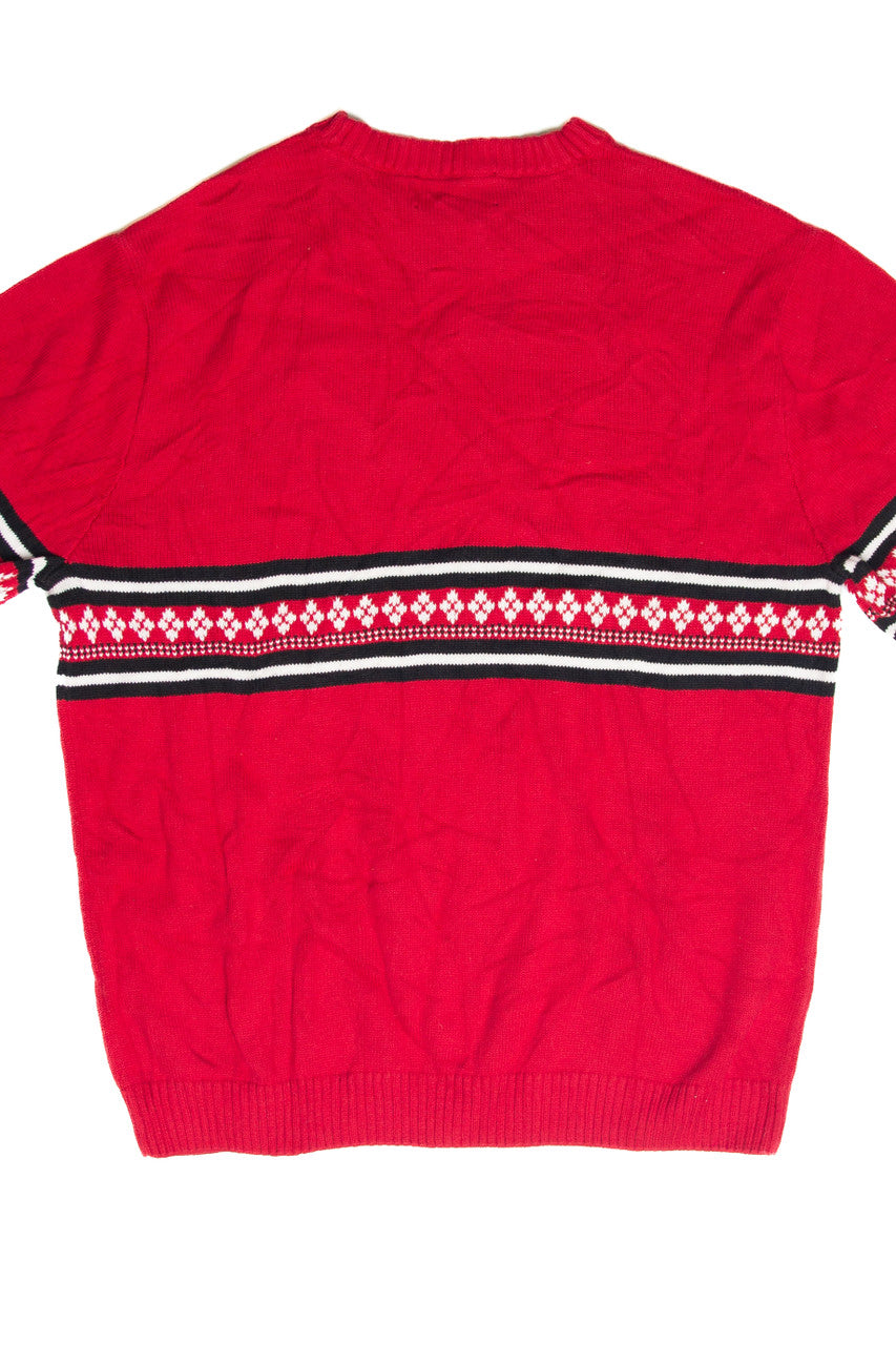 Vintage Red Ugly Christmas Pullover 61777
