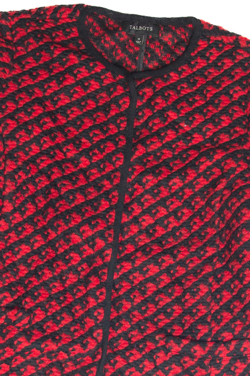 Vintage Talbots Holiday Cardigan