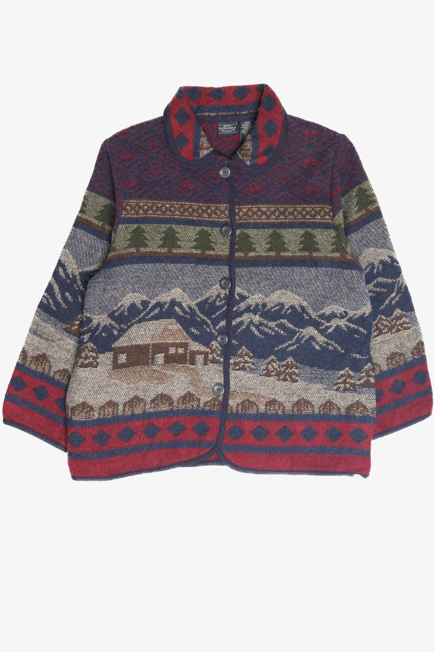 Vintage Sonoma Holiday Cardigan